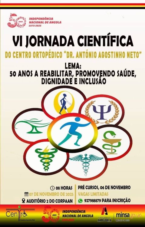 IV JORNADA CIENTÍFICA DO CENTRO ORTOPÉDICO DR. ANTÓNIO AGOSTINHO NETO