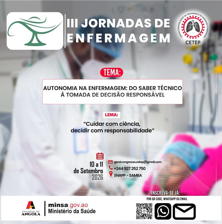 III JORNADAS DE ENFERMAGEM – CETEP 2026